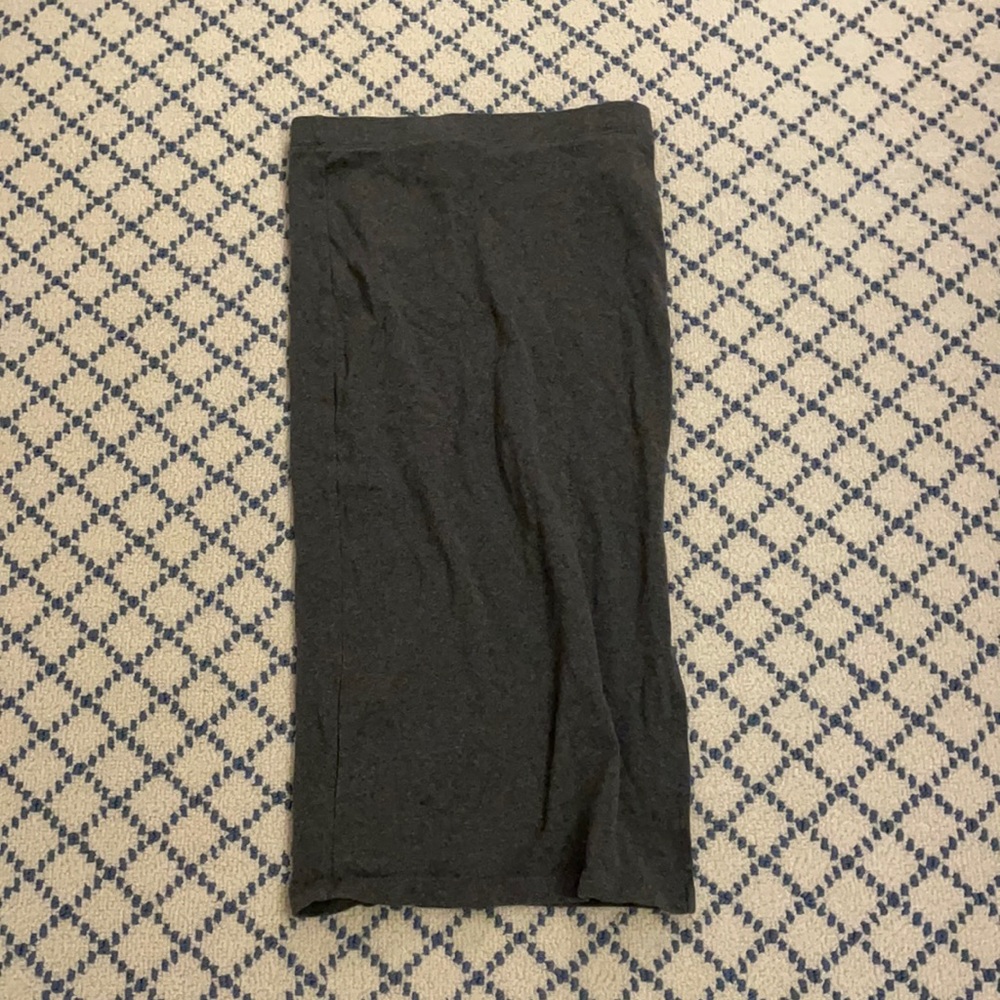Gray pencil skirt Forever 21